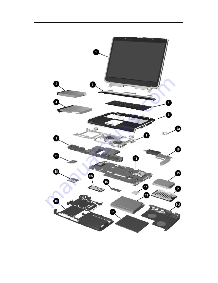 HP nx9100 - Notebook PC Maintenance And Service Manual Download Page 78