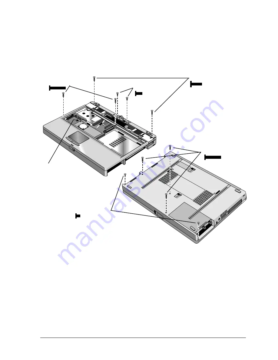 HP OmniBook 3100 Service Manual Download Page 46