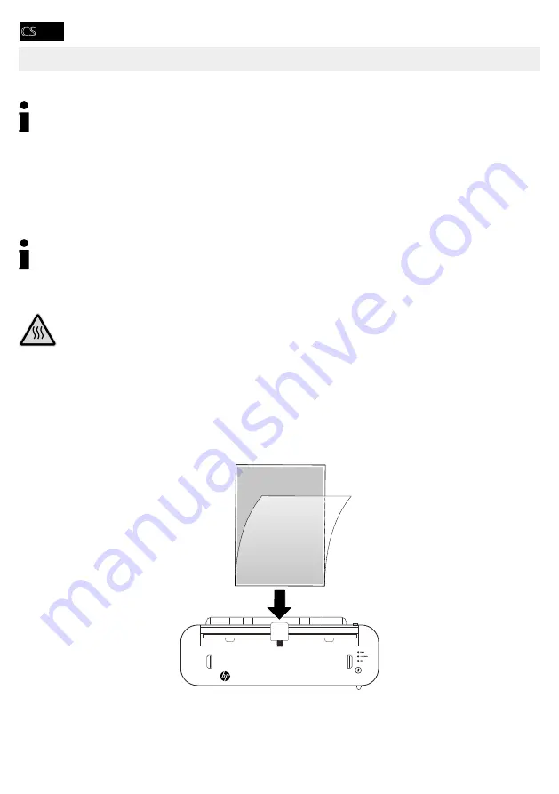 HP OneLam 400 A3 Manual Download Page 66