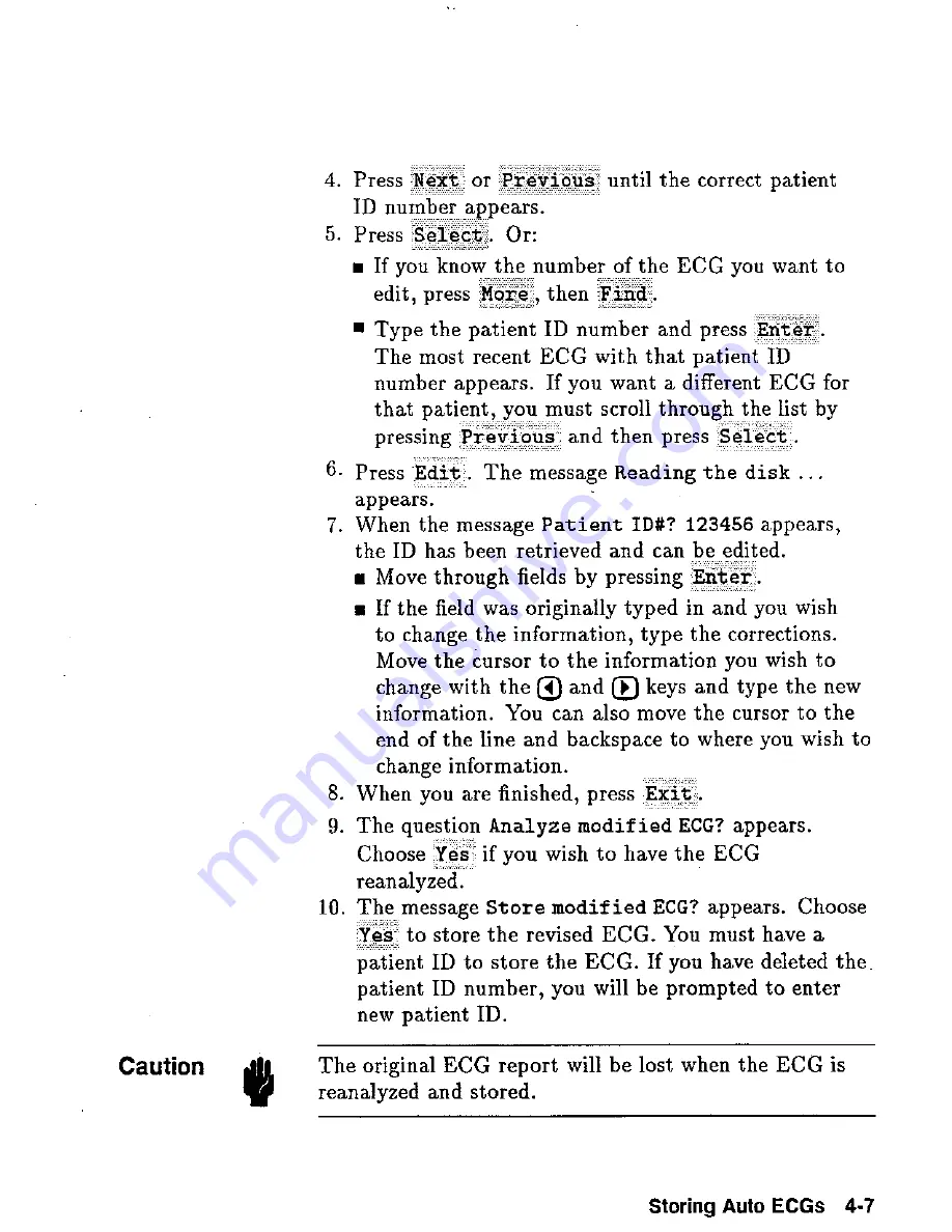 HP Pagewriter XLi M1700A Operating Manual Download Page 38