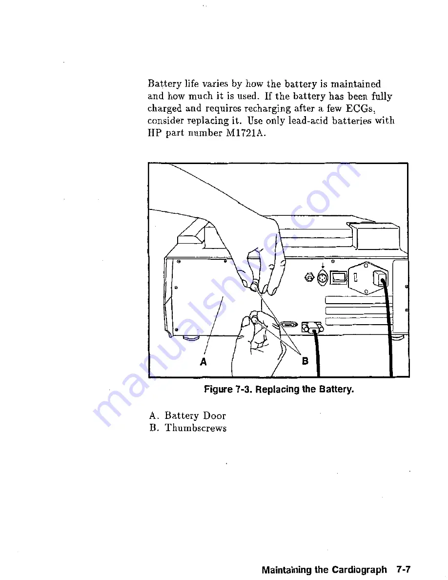 HP Pagewriter XLi M1700A Operating Manual Download Page 57