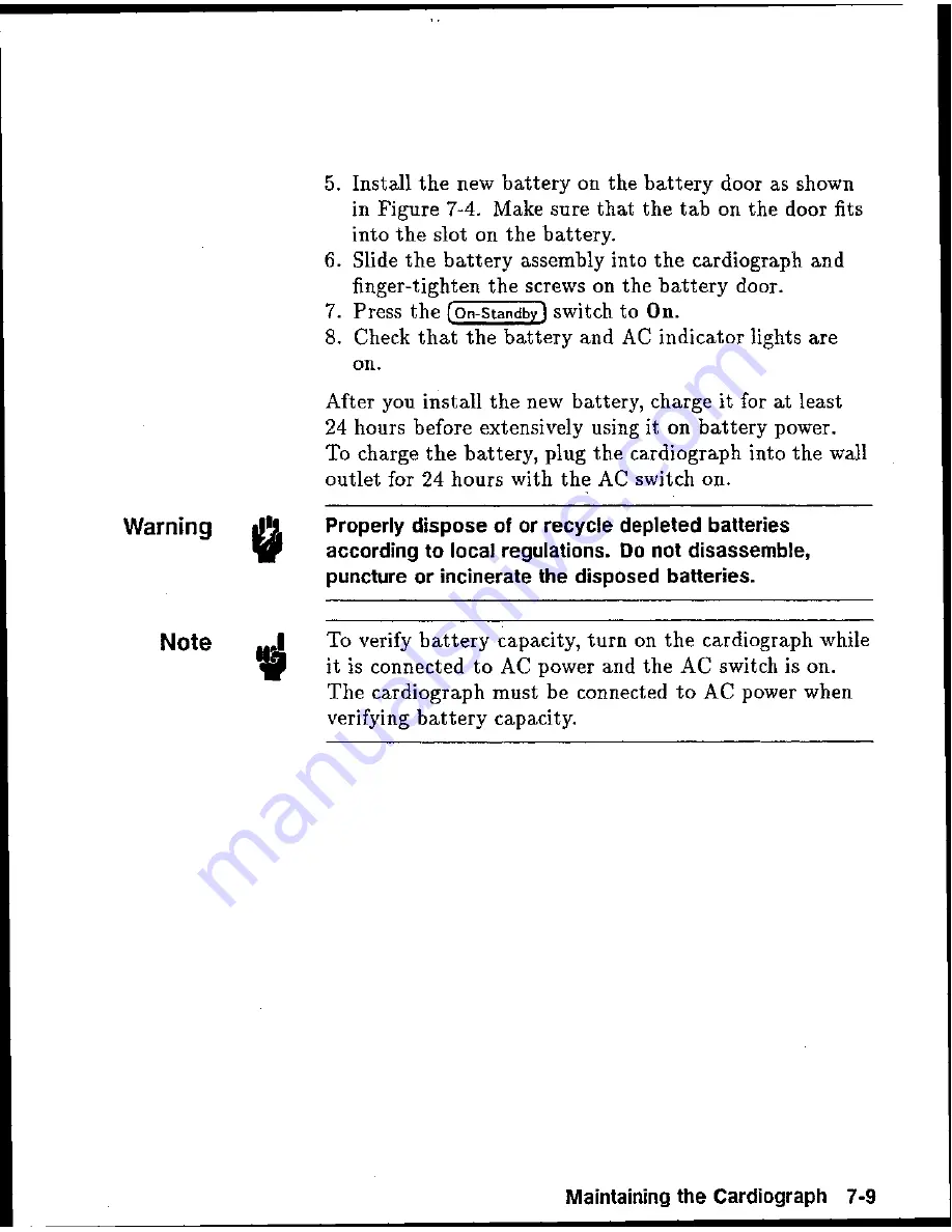 HP Pagewriter XLi M1700A Operating Manual Download Page 59