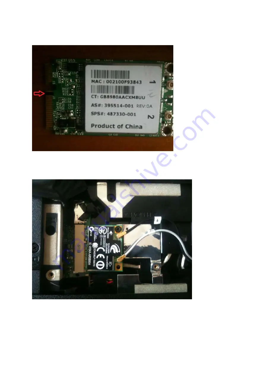 HP Pavilion DV6 2134-EO Manual Download Page 2