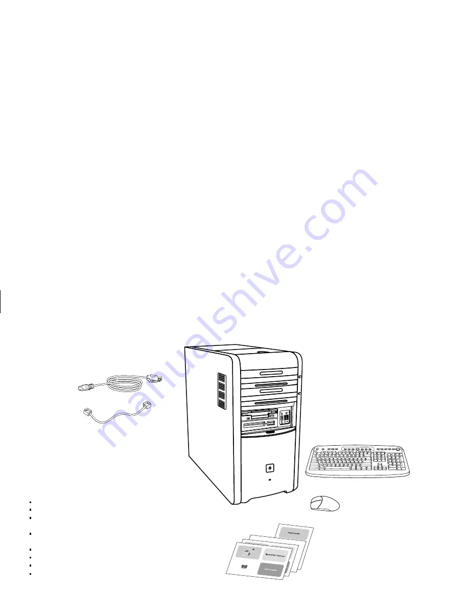 HP Pavilion t268d Quick Start Manual Download Page 8