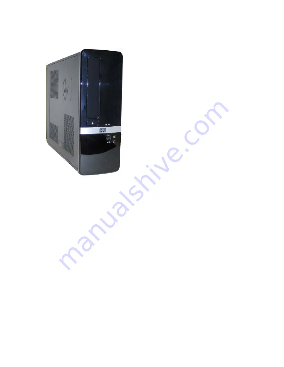 HP Pro 3125 - Minitower PC Maintenance & Service Manual Download Page 44