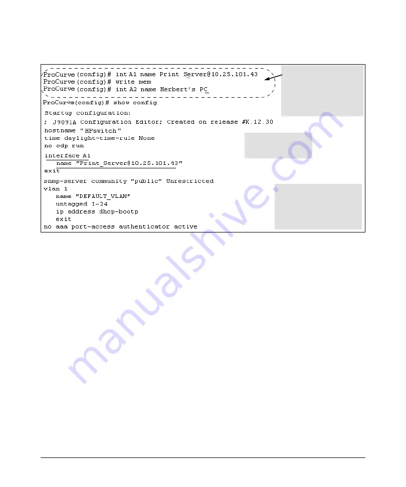 HP ProCurve 1600M Management And Configuration Manual Download Page 243