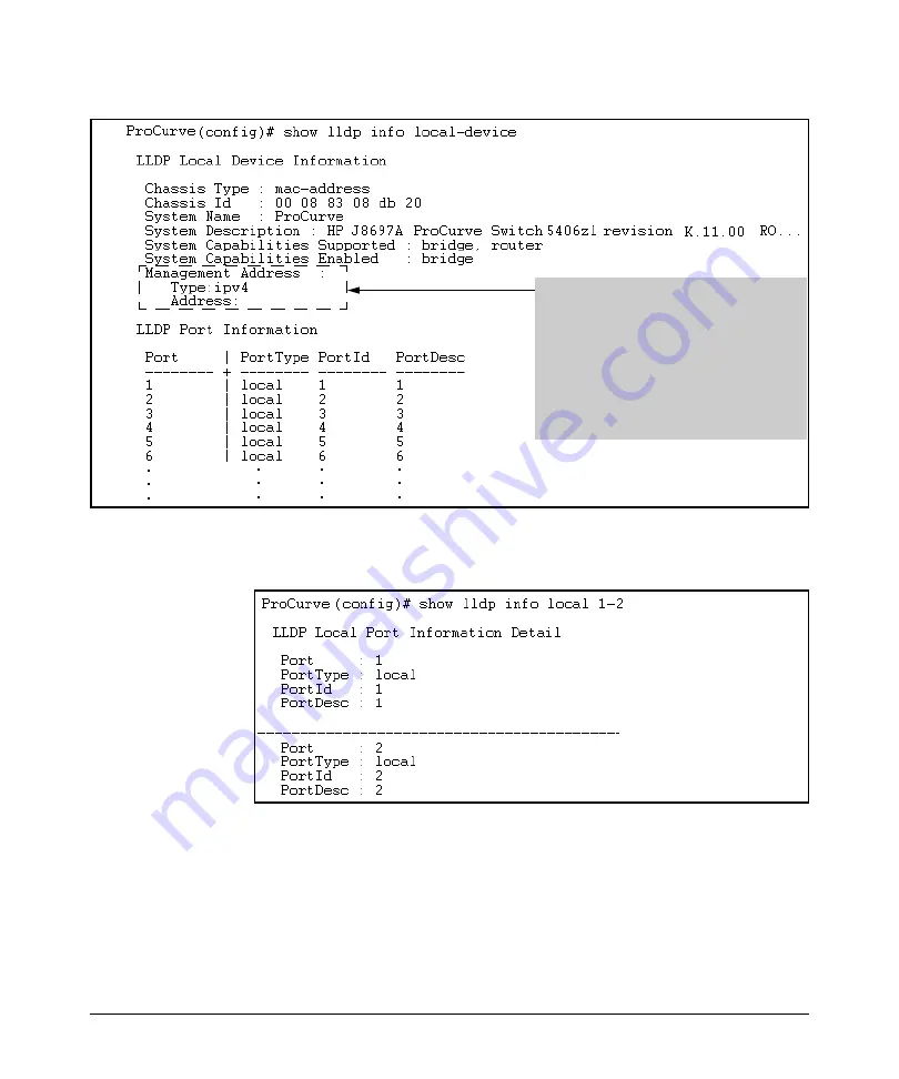 HP ProCurve 1600M Management And Configuration Manual Download Page 412