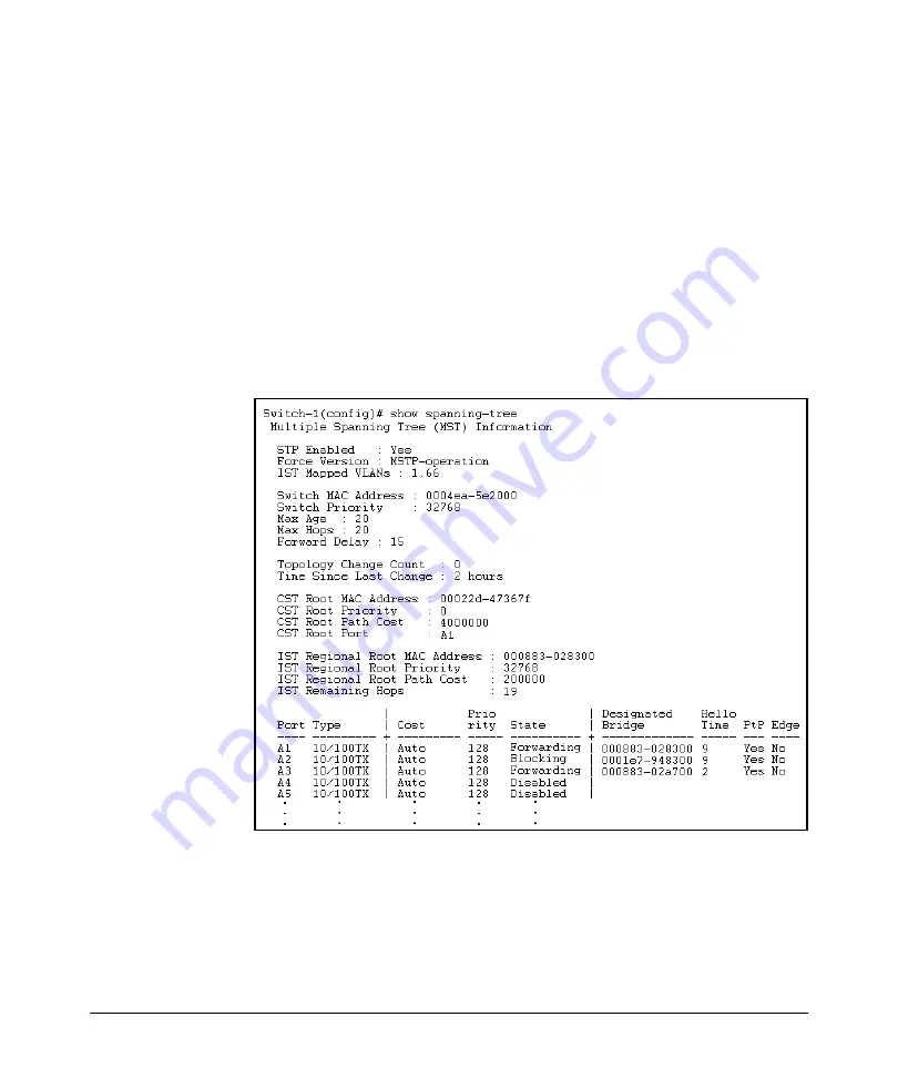 HP ProCurve 1600M Management And Configuration Manual Download Page 529