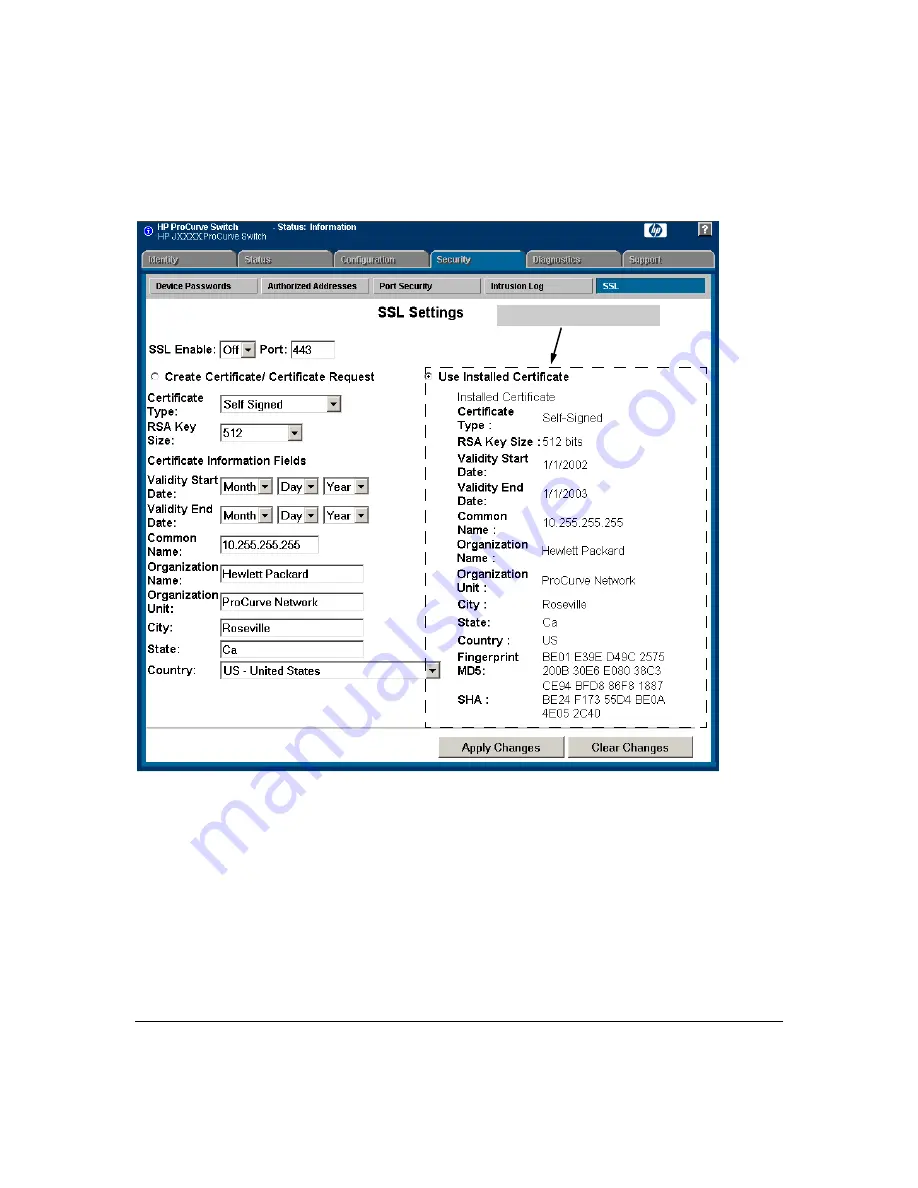 HP ProCurve 2800 Series Manual Download Page 175