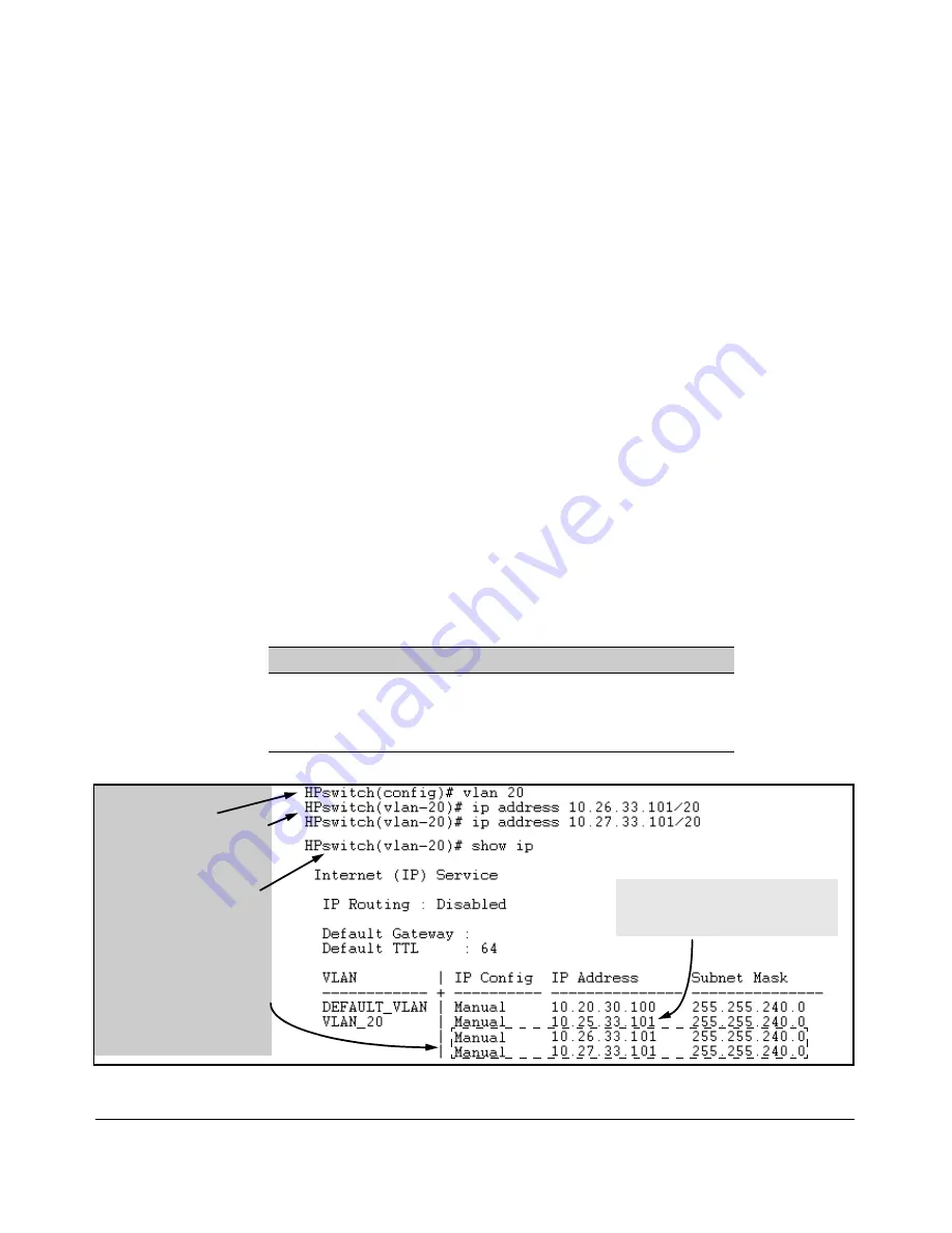 HP ProCurve 6108 Management And Configuration Manual Download Page 139