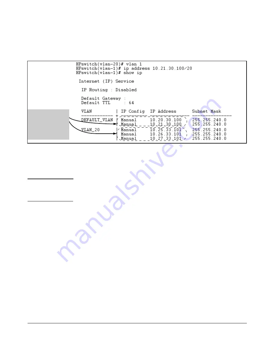 HP ProCurve 6108 Management And Configuration Manual Download Page 140