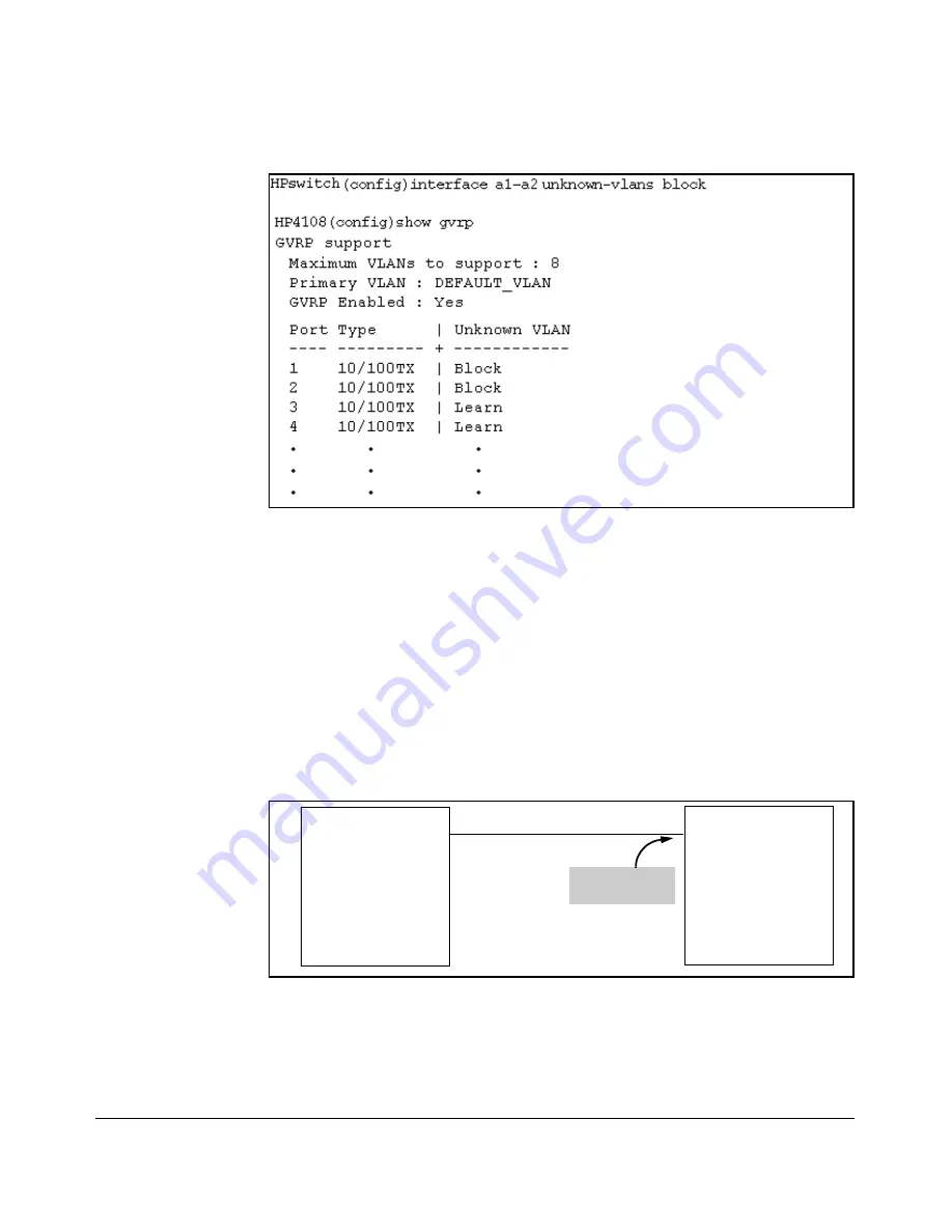 HP ProCurve 6108 Management And Configuration Manual Download Page 297