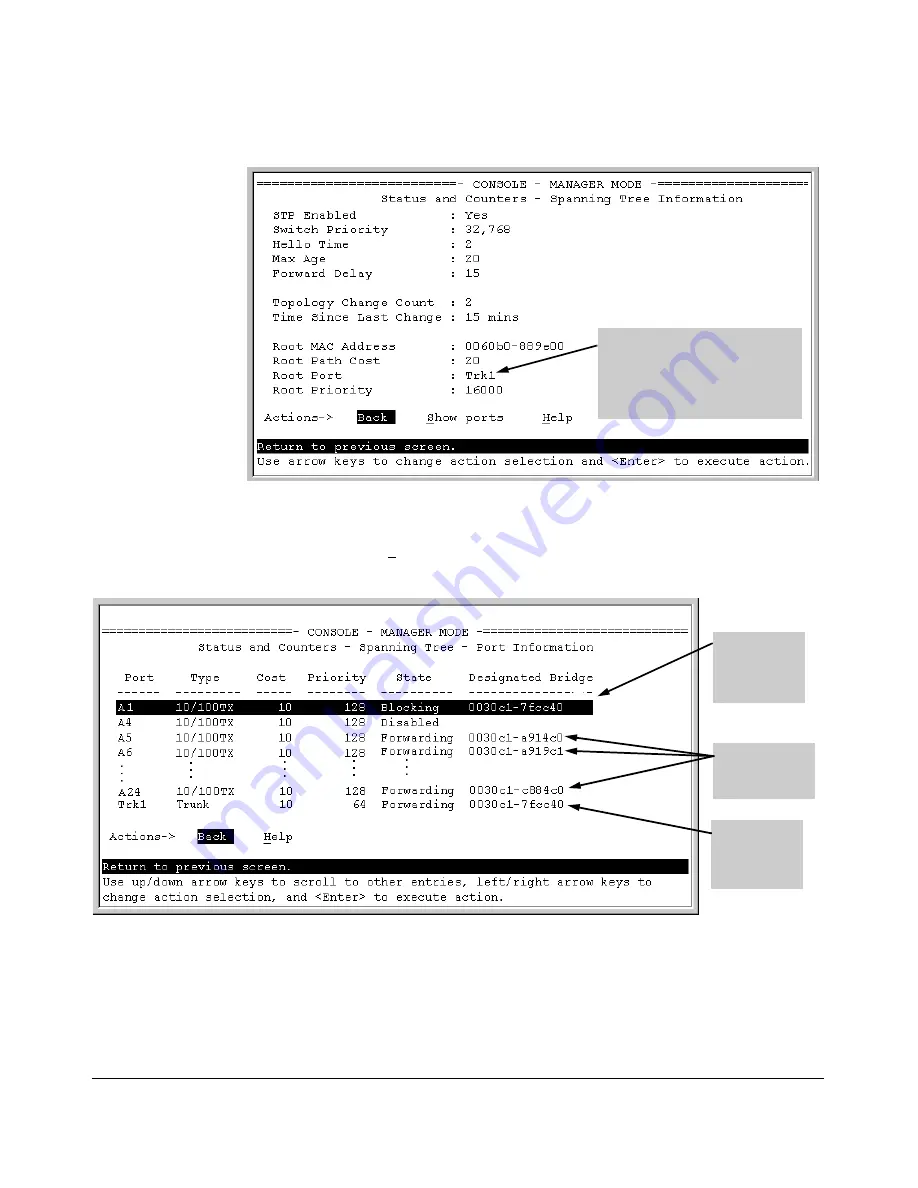 HP ProCurve 6108 Management And Configuration Manual Download Page 357