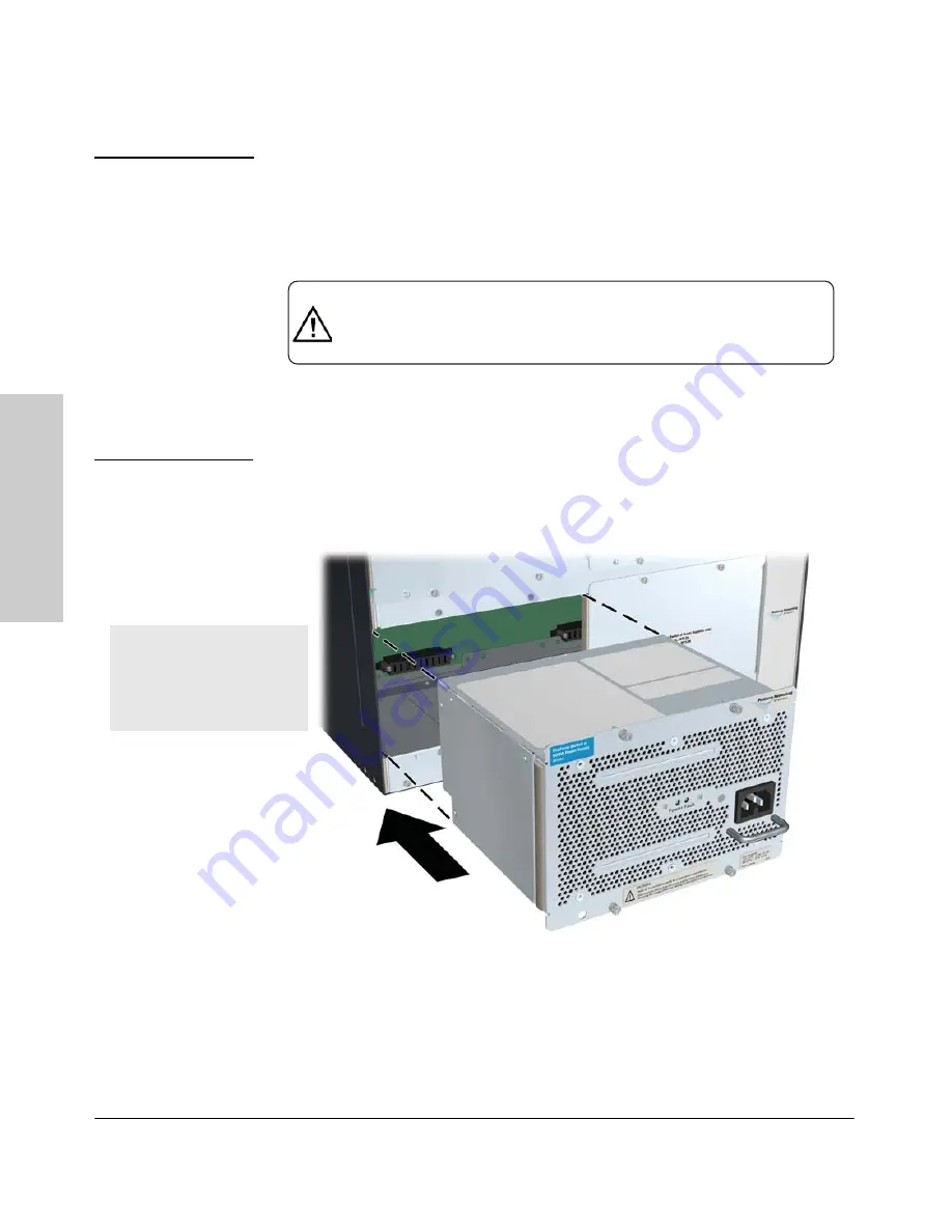 HP ProCurve 8212zl Series Installation And Getting Started Manual Download Page 44