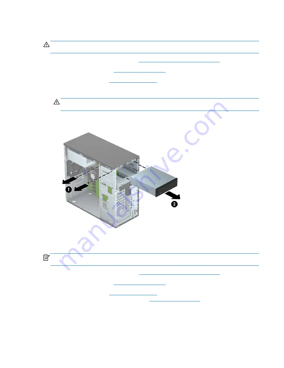 HP ProDesk 400 G1 Maintenance And Service Manual Download Page 73