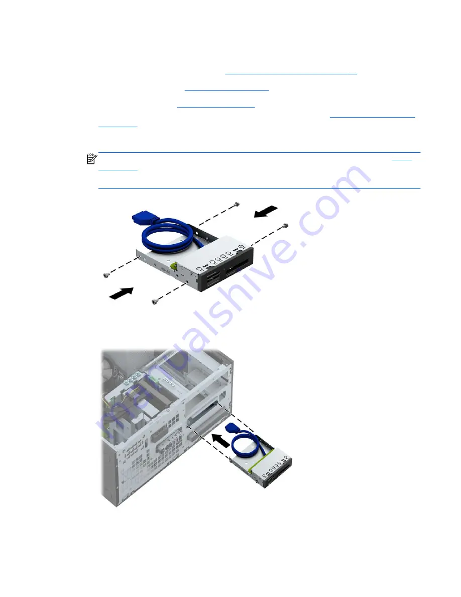 HP ProDesk 600 G1 Small Form Factor Maintenance And Service Manual Download Page 67