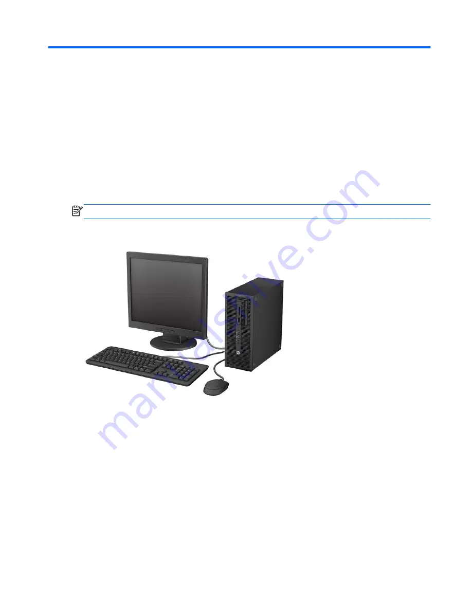 HP ProDesk 600 Hardware Reference Manual Download Page 9