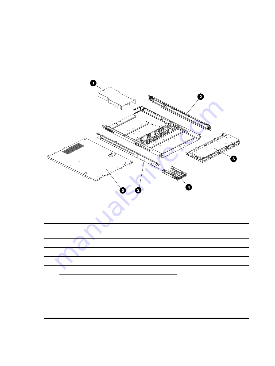 HP ProLiant DL160se - G6 Server Maintenance And Service Manual Download Page 17