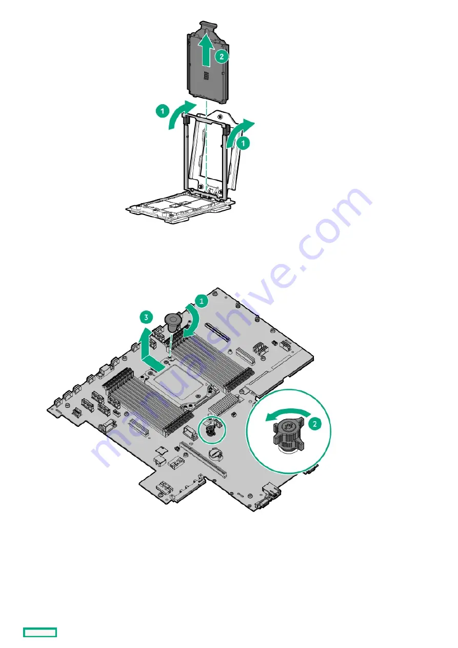 HP ProLiant DL345 Gen10 Plus Maintenance And Service Manual Download Page 142