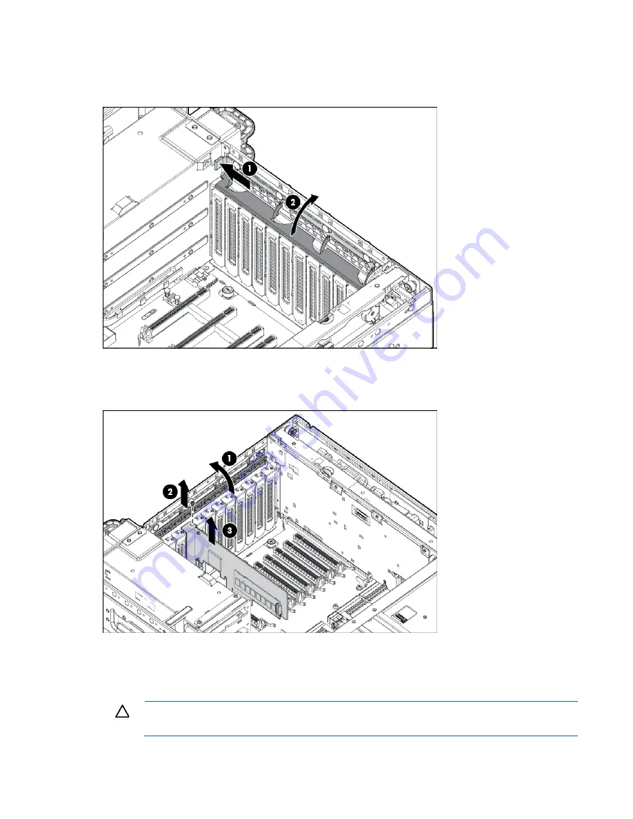 HP ProLiant DL580 Gen8 Maintenance And Service Manual Download Page 41