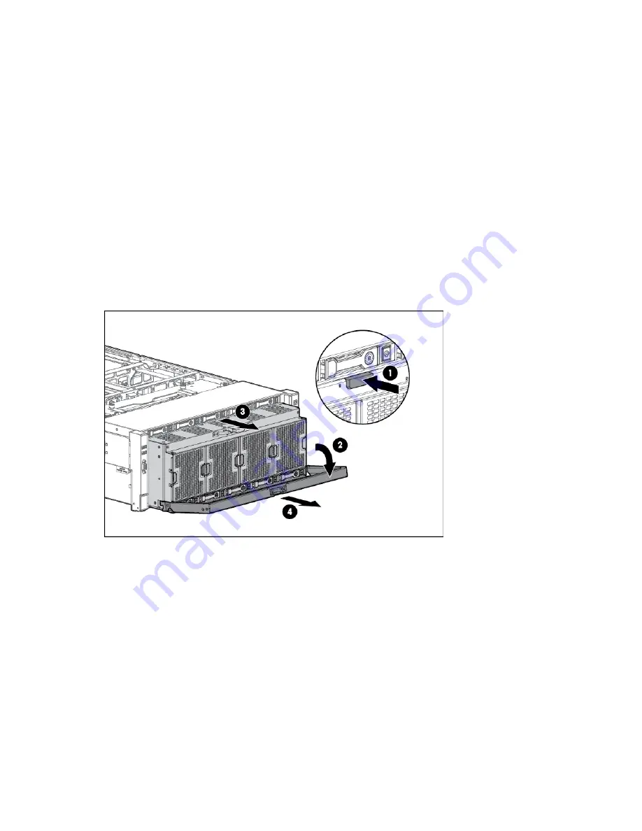 HP ProLiant DL580 Gen8 Maintenance And Service Manual Download Page 58