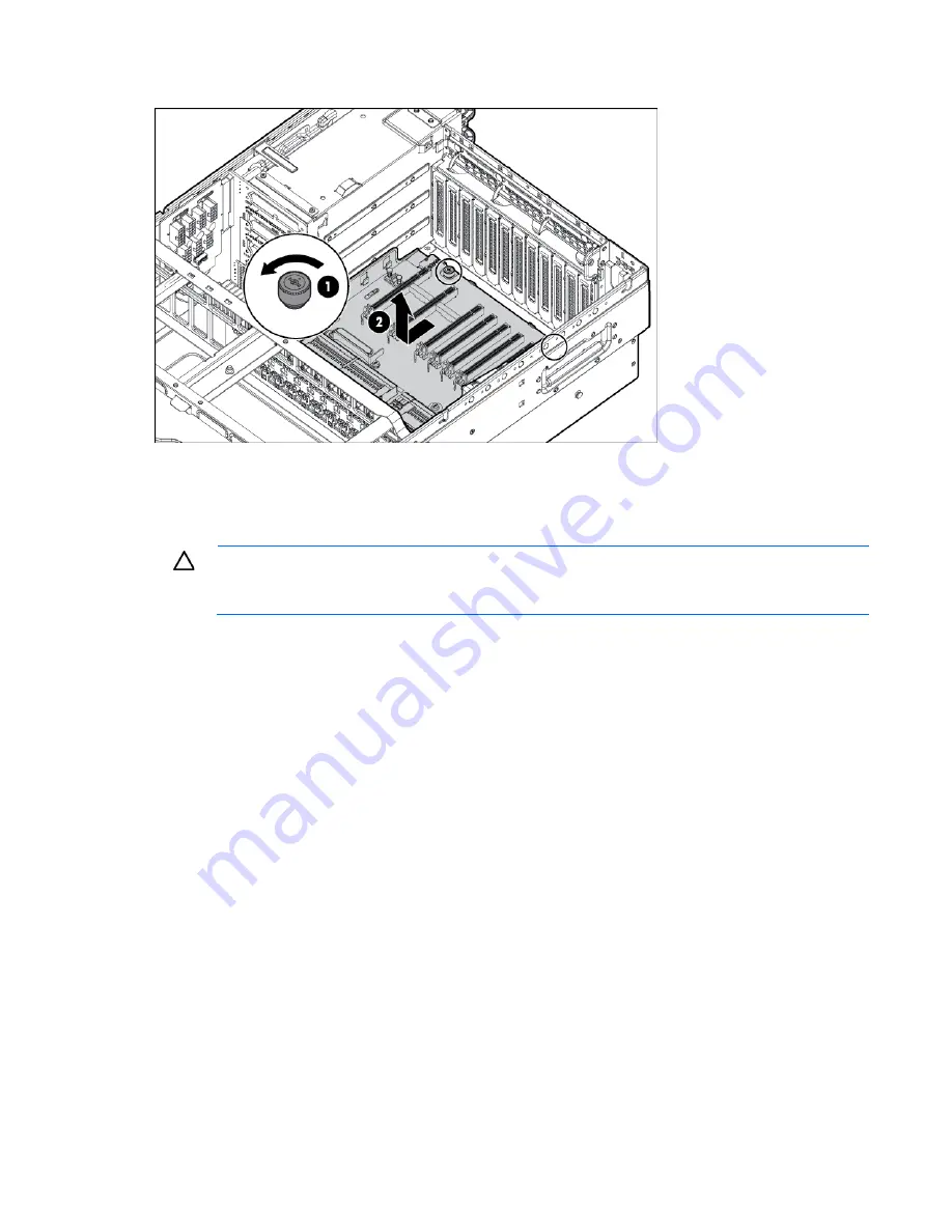 HP ProLiant DL580 Gen8 Maintenance And Service Manual Download Page 59