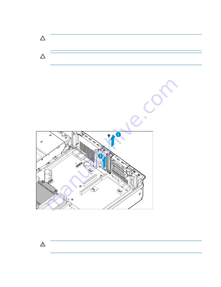 HP ProLiant DL80 Gen9 Maintenance And Service Manual Download Page 58