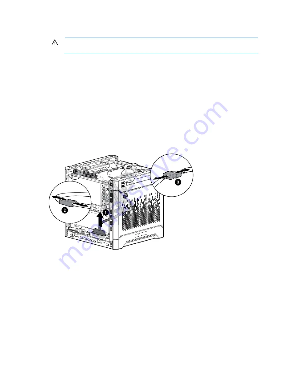 HP ProLiant MicroServer Gen8 Maintenance And Service Manual Download Page 47