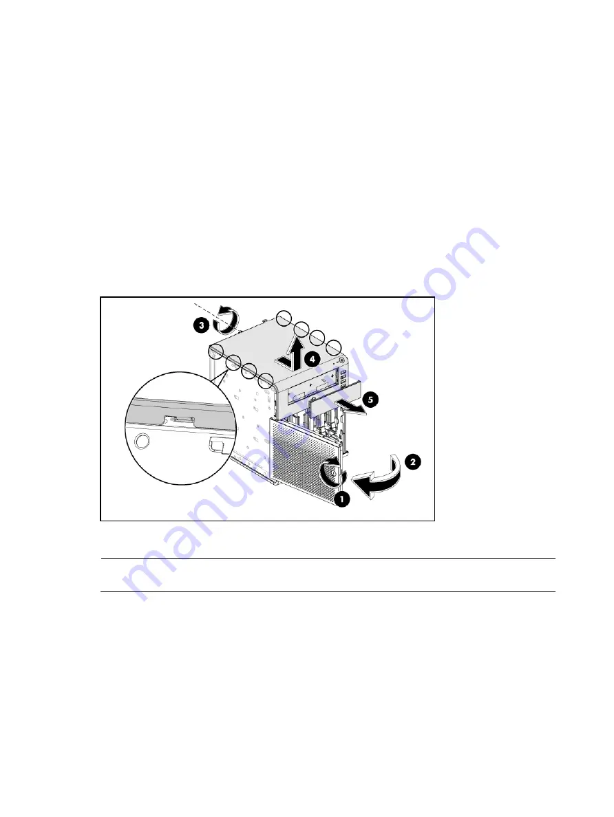 HP ProLiant MicroServer Maintenance And Service Manual Download Page 39