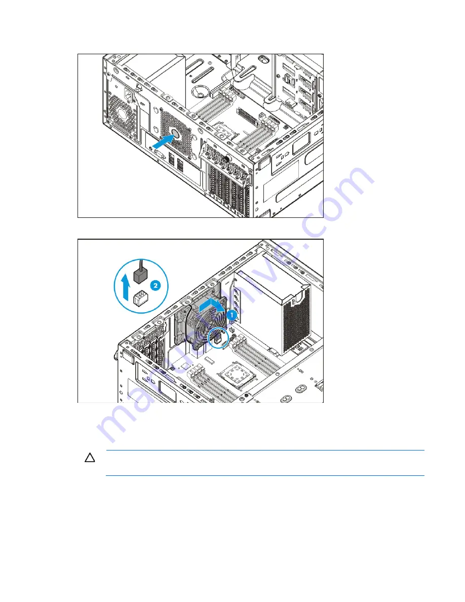 HP ProLiant ML110 Gen9 Maintenance And Service Manual Download Page 38