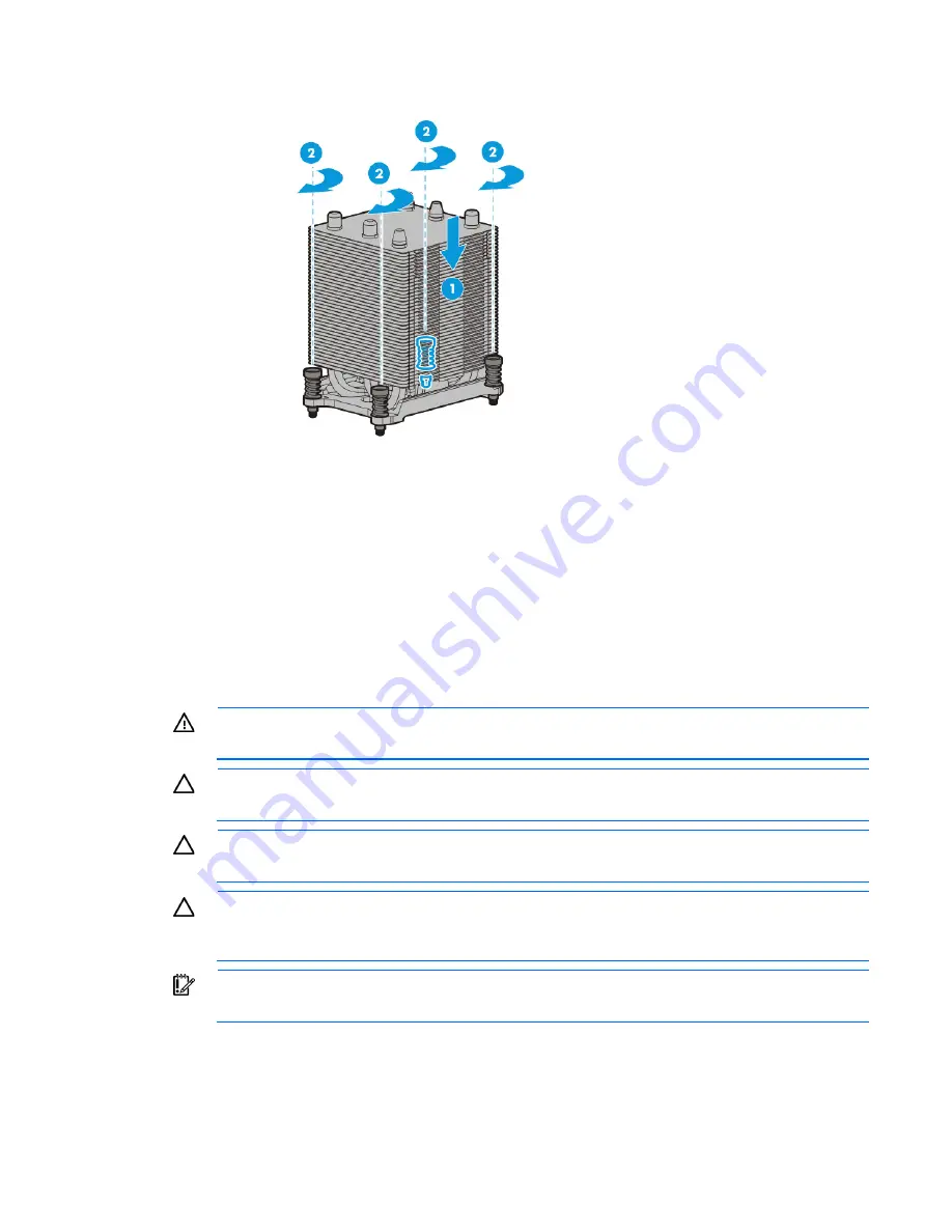 HP ProLiant ML110 Gen9 Maintenance And Service Manual Download Page 46