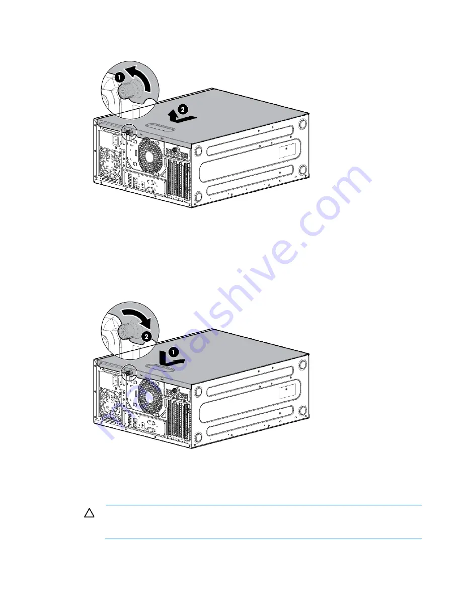 HP ProLiant ML310e User Manual Download Page 21