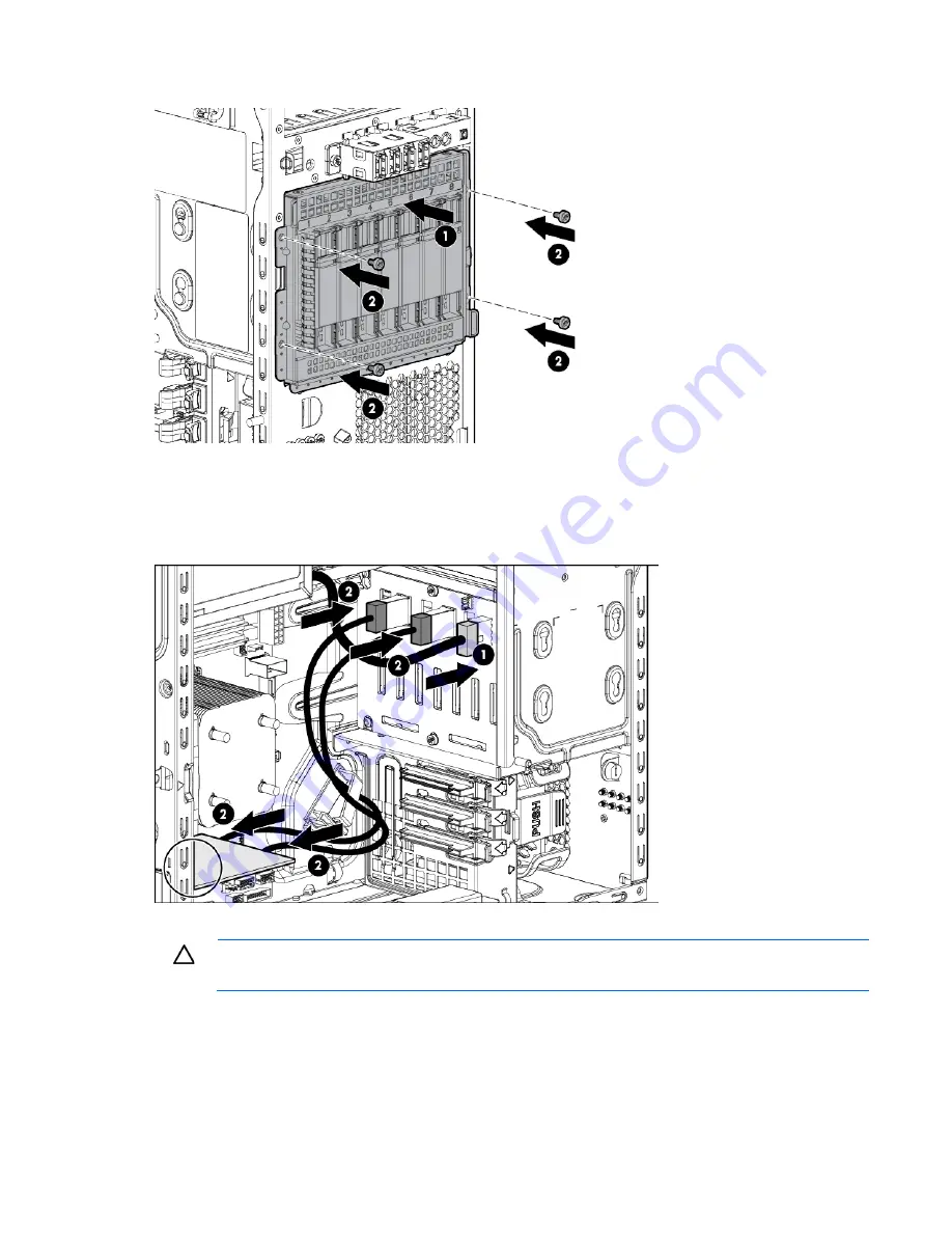 HP ProLiant ML310e User Manual Download Page 38