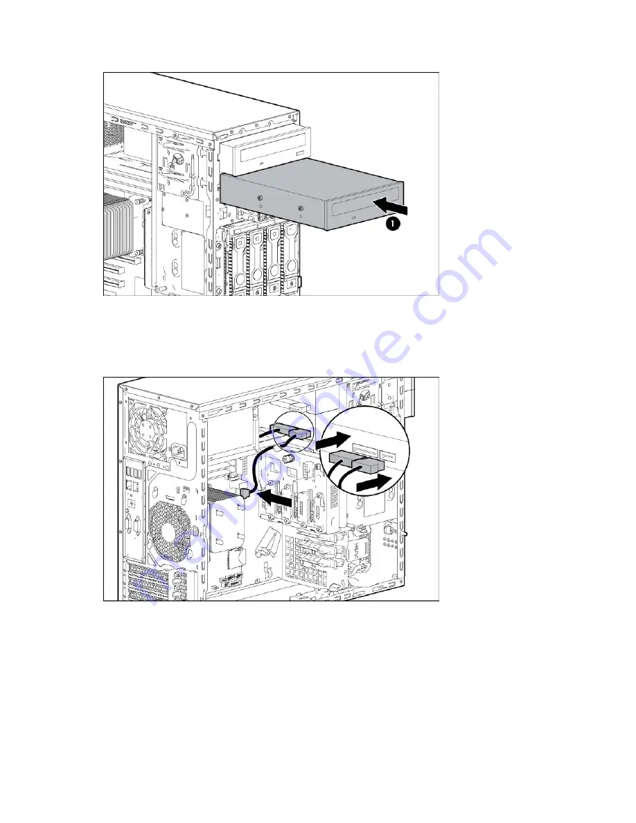 HP ProLiant ML310e User Manual Download Page 44