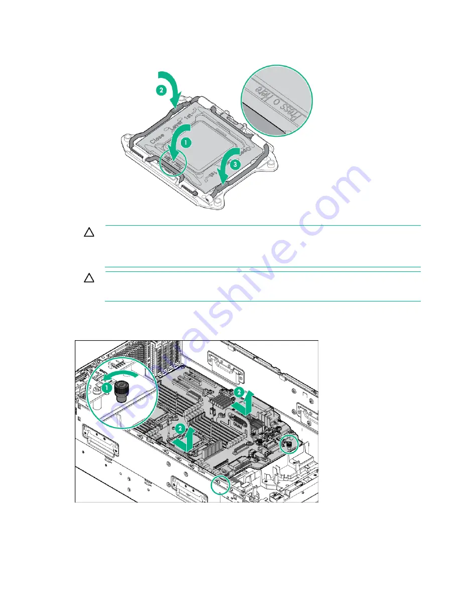 HP ProLiant ML350 Gen9 Maintenance And Service Manual Download Page 53