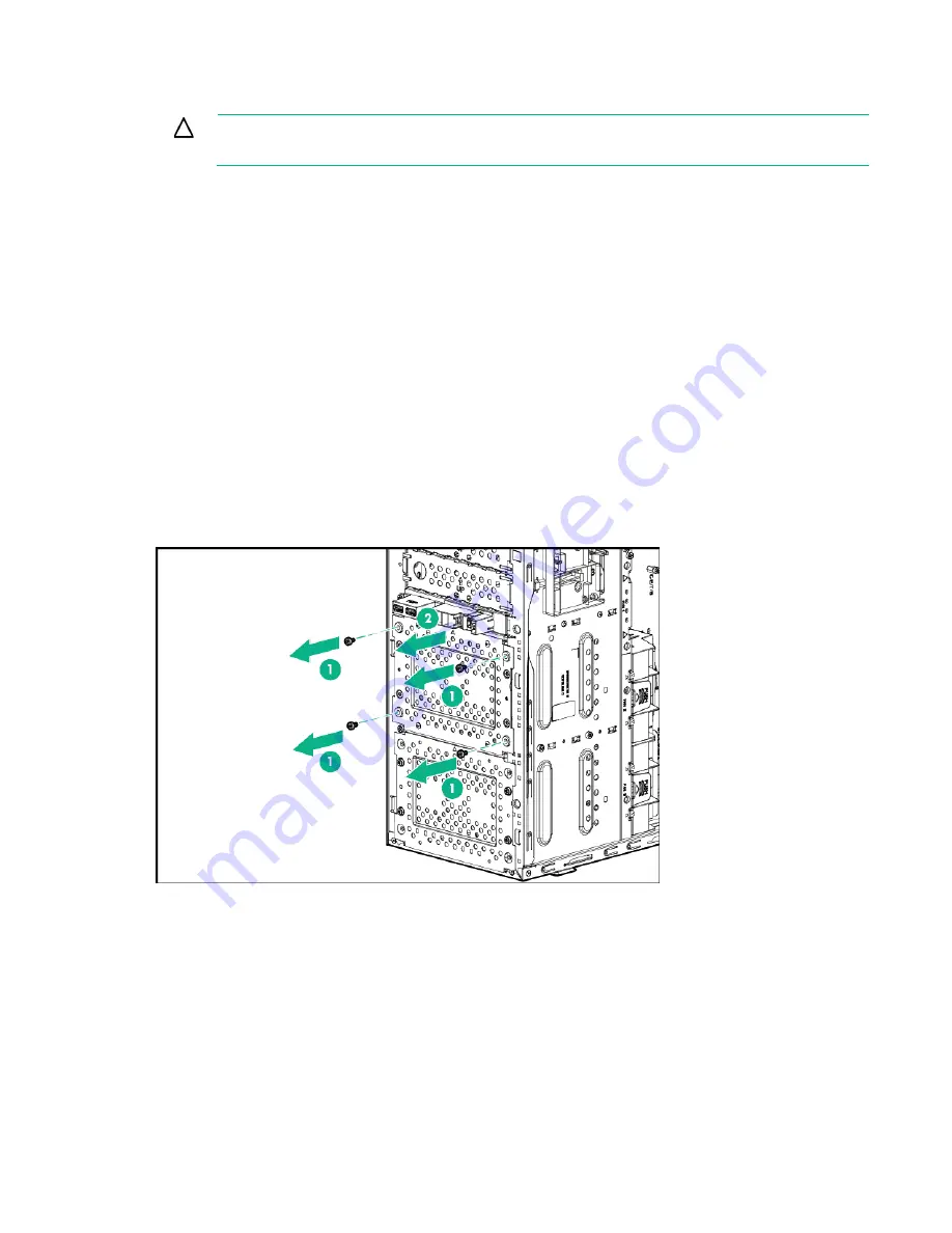 HP ProLiant ML350e Gen8 Maintenance And Service Manual Download Page 33