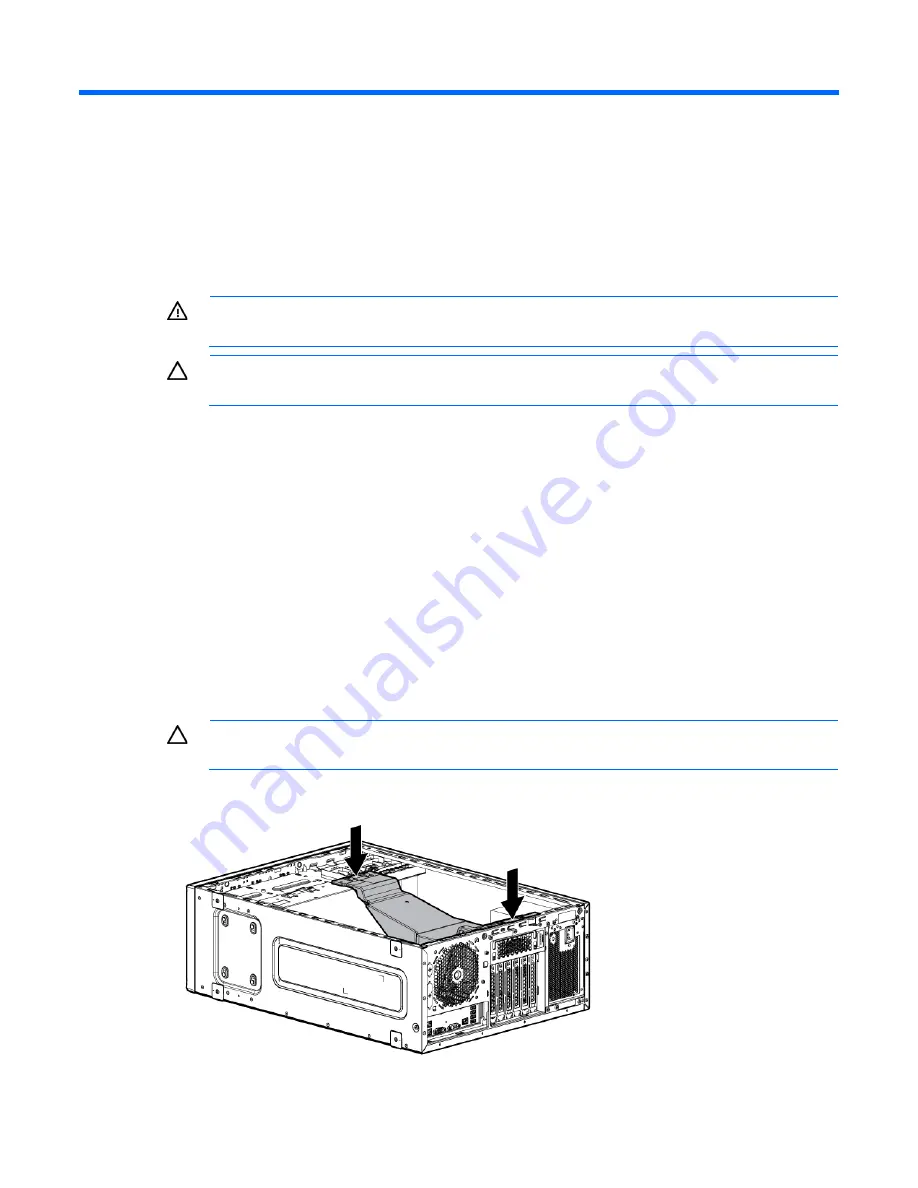 HP ProLiant ML350e Gen8 User Manual Download Page 38