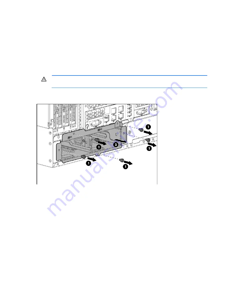 HP ProLiant ML350p Gen8 Maintenance And Service Manual Download Page 42