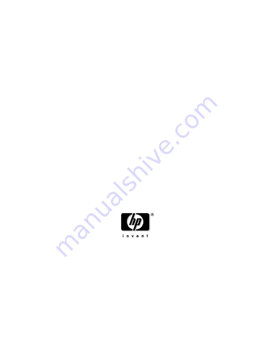 HP rp4410 Installation Manual Download Page 1