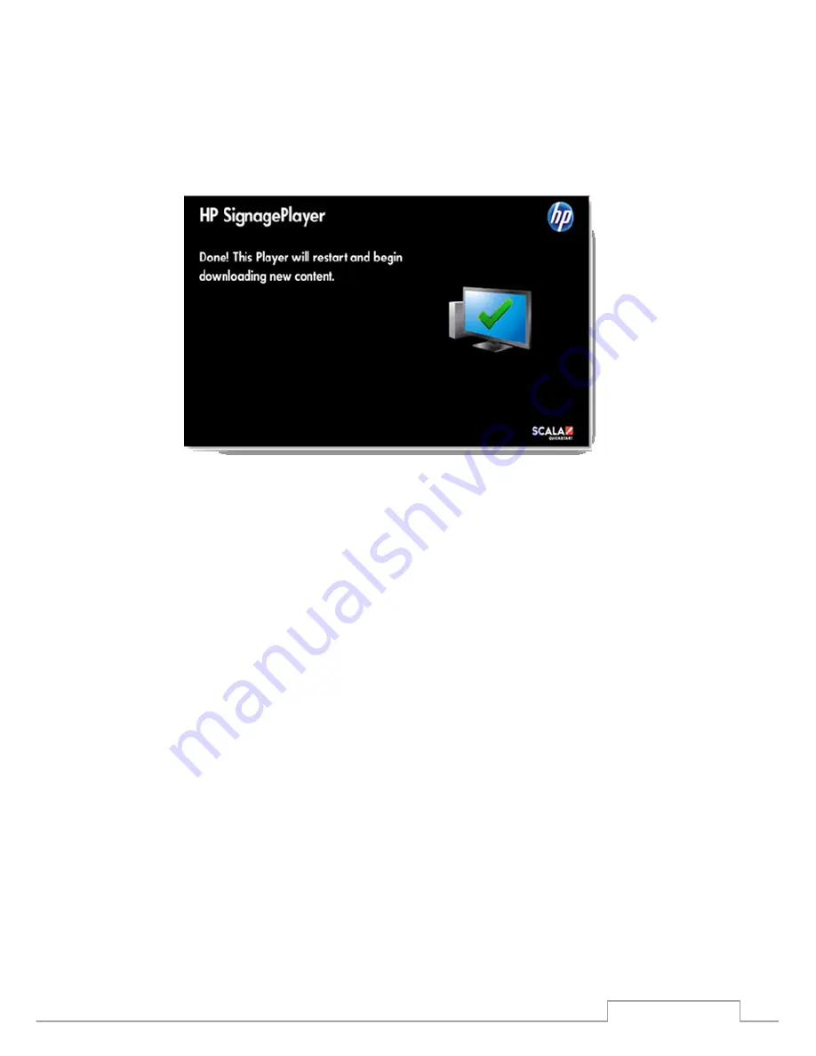 HP SignagePlayer mp8000r Getting Started Manual Download Page 35