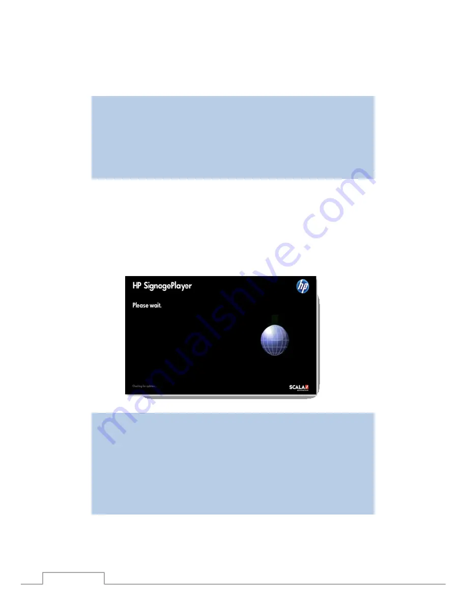 HP SignagePlayer mp8200 Getting Started Manual Download Page 17