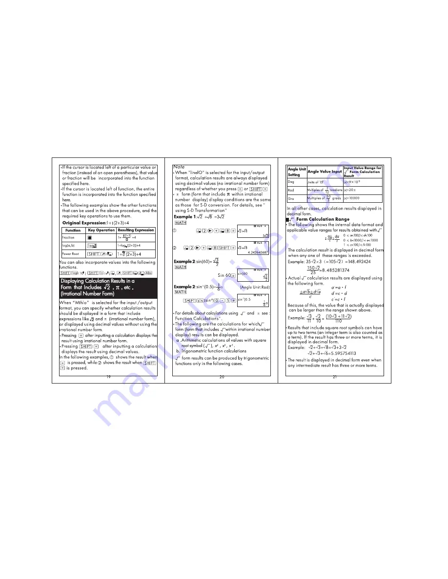 HP SmartCalc 300s User Manual Download Page 8