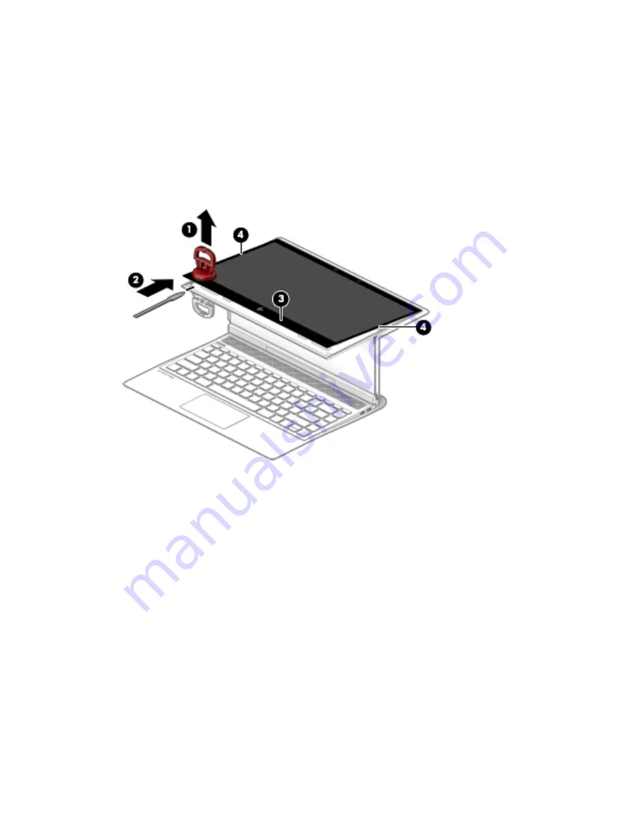 HP Spectre Folio Maintenance And Service Manual Download Page 34