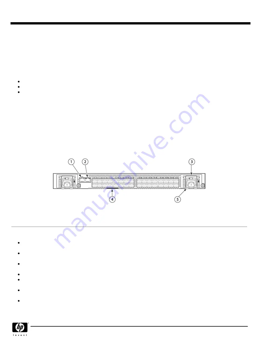 HP StorageWorks 4/32B SAN Switch Specification Download Page 1