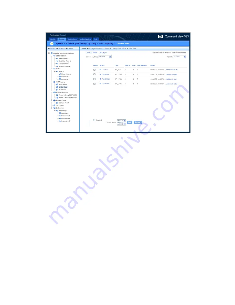 HP StorageWorks 6000 - Virtual Library System User Manual Download Page 155