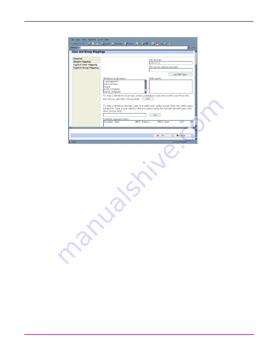 HP StorageWorks NAS 1000s Administration Manual Download Page 125