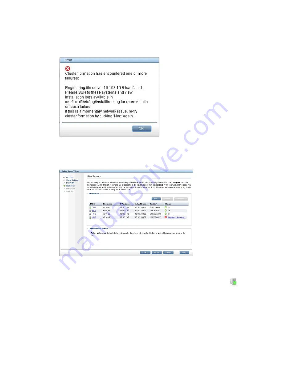 HP StoreAll 8200 Installation Manual Download Page 117