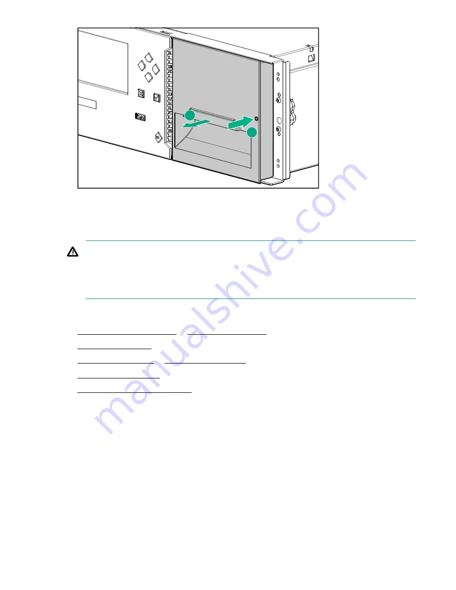 HP StoreEver MSL3040 User'S And Service Manual Download Page 123