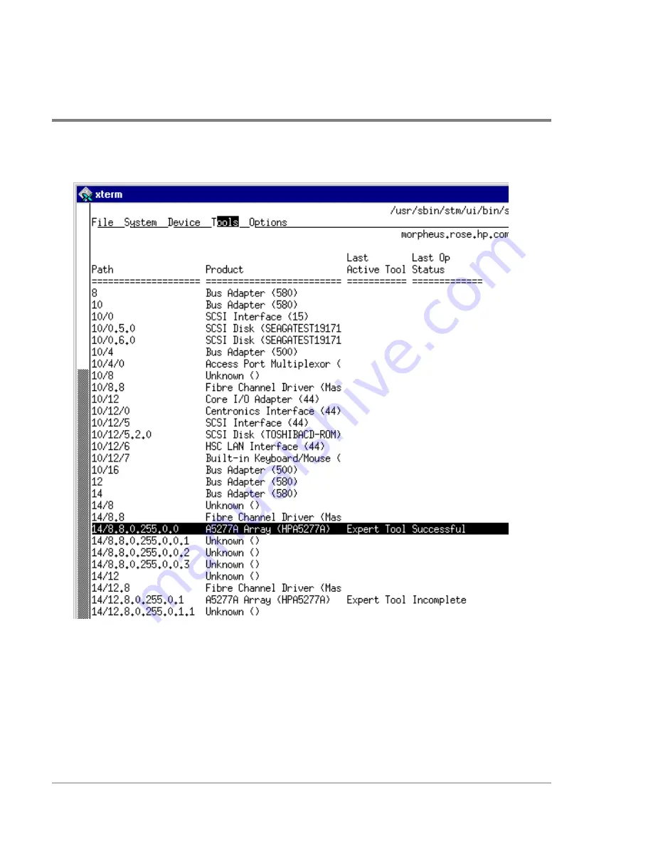 HP Surestore Disk Array 12h - And FC60 Скачать руководство пользователя страница 350