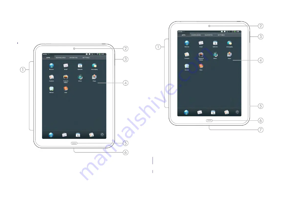 HP TouchPad and Keyboard User Manual Download Page 12